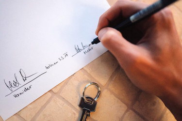 Ringbuch mit Checkliste für Bewerbungsmappe für Mietwohnung
